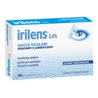 Gocce Oculari Idratanti Acido Ialuronico per Lenti a Contatto 15 Monodose 0,5ml - IRILENS