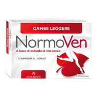 Normoven Integratore Vite Rossa per Microcircolo e Gambe Pesanti 30 Compresse - Aurobindo