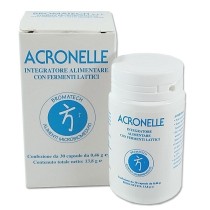 Acronelle Probiotico con Lactobacillus Bifidobacterium e Vitamina C 30 Capsule - Bromatech