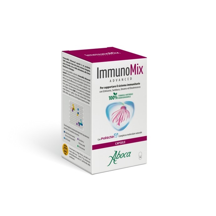 Immunomix Advanced Integratore Supporto Immunitario Senza Glutine 50 Capsule - Aboca