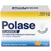Integratore Sali Minerali Potassio e Magnesio 12 Bustine Gusto Arancia - Polase