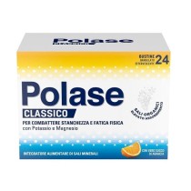 Integratore Magnesio e Potassio Effervescente Gusto Arancia 24 Bustine - Polase