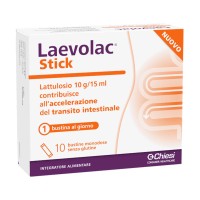 Laevolac Stick Integratore Lattulosio 10g Favorisce Evacuazione 1 Bustina - Chiesi