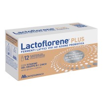 Lactoflorene Plus Integratore Probiotici 12 Flaconcini 10ml Senza Glutine e Lattosio - Montefarmaco OTC