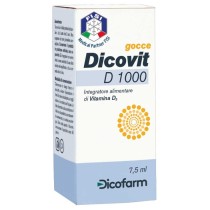 Dicovit D Integratore Vitamina D3 400 UI Gocce Senza Glutine 7,5 ml - Dicofarm
