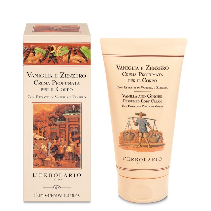 Crema Corpo Vaniglia e Zenzero Idratante Rassodante 150ml - L\'Erbolario
