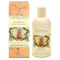 Bagnoschiuma Vaniglia per Pelli Sensibili 250 ml Naturale 96% - L\'Erbolario