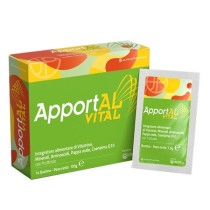 Apportal Vital Integratore Multivitaminico 19 Nutrienti Senza Glutine Mela Verde - PharmaNutra