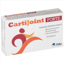CartiJoint Forte Integratore Articolazioni con Glucosamina Condroitina Curcuma 20 cpr - Fidia