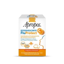 Fluprotect C Integratore Effervescente Vitamina C Zinco Echinacea 20 cpr Arancia - Apropos