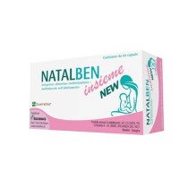 Natalben Insieme Integratore per Allattamento con Omega-3 DHA 60 Capsule - Italfarmaco