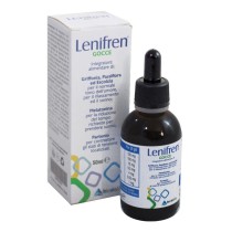 Lenifren Integratore Melatonina Gocce 50ml per Sonno e Relax Senza Glutine - Biodelta