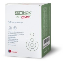 Kistinox Act Probio Integratore Urinario Probiotico con D-mannosio e Cranberry 10 Bustine