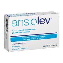 Ansiolev Integratore Rilassamento con Magnesio e Vitamina B6 45 Compresse - Specchiasol