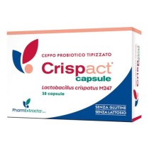 CRISPACT Probiotico Lactobacillus crispatus 20 miliardi UFC 30 capsule senza glutine - Pharmaextracta