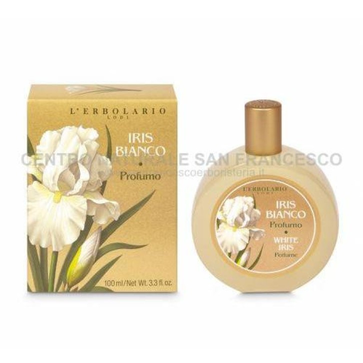 Iris Bianco Profumo Fragranza Fiorita e Speziata 100ml Flacone Vetro - L\'Erbolario