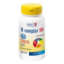 Complesso B Integratore 60 Tavolette a Rilascio Graduale Senza Glutine - LongLife