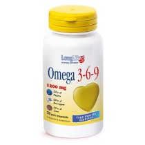 Omega 3-6-9 Integratore Alimentare Supporto Cardiaco e Circolatorio 50 Perle - LongLife