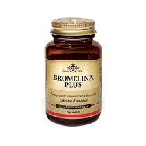 Bromelina Plus 60% Integratore Digestivo e Drenante 60 Capsule Vegetali - Solgar