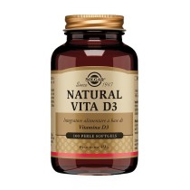 Vitamina D3 400 UI Integratore Supporto Immunitario e Ossa 100 Perle Softgels - Solgar