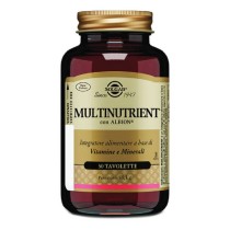 MULTINUTRIENT Integratore Multivitaminico e Minerali Vegano Senza Glutine 30 Tavolette - Solgar