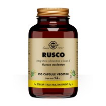 Rusco Integratore per Circolazione Venosa e Microcircolo 100 Capsule Vegetali - Solgar