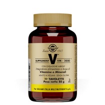 VM 2000 Integratore Multivitaminico e Multiminerale Antiossidanti 30 Tavolette - Solgar