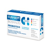 Biosmalto Integratore Probiotico per Microbiota Orale 14 Compresse Masticabili - Curasept