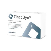 ZincoDyn Integratore Zinco e Selenio Alto Dosaggio 112 Compresse Vegano - Metagenics