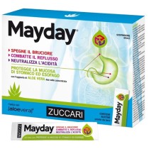 Mayday Integratore Anti-Reflusso e Anti-Acido Gusto Menta 24 Bustine 10ml - Zuccari