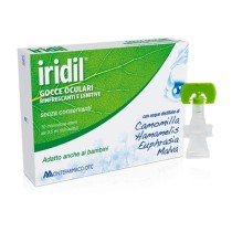 Iridil Gocce Oculari Rinfrescanti Senza Conservanti per Lenti a Contatto - Montefarmaco