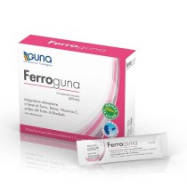 Ferroguna Integratore Ferro Rame Vitamina C Senza Glutine 28 Bustine - Guna