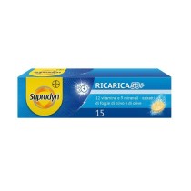 Supradyn Ricarica 50+ Integratore Multivitaminico Effervescente Antiossidante Over 50 15 cpr - Bayer