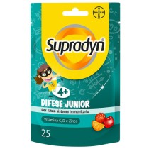 Supradyn Difese Junior Integratore Bambini Vitamina C D Zinco 25 Caramelle - Bayer