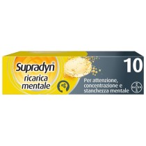 Supradyn Ricarica Mentale Integratore 9 Vitamine e 2 Minerali 10 Compresse - Bayer