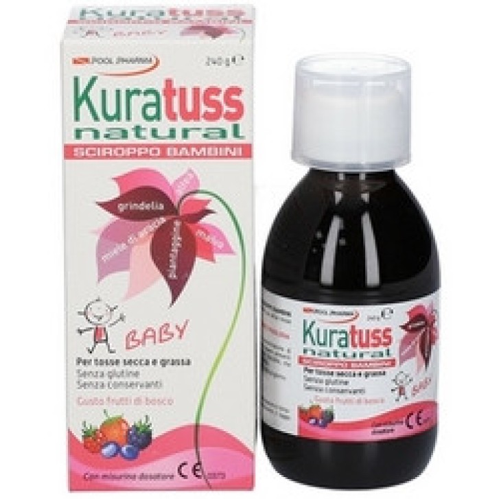 Sciroppo per Bambini Frutti di Bosco Senza Conservanti e Glutine 240g - Kuratuss