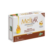 Melilax Microclismi 10g per Stipsi e Colon Irritabile 6 pezzi Dispositivo Medico - Aboca