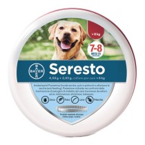 Seresto Collare Antiparassitario per Cani +8kg Contro Pulci e Zecche 8 Mesi - Bayer