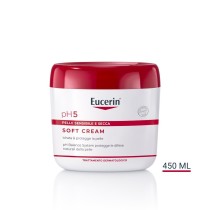 Eucerin pH5 Soft Cream Crema Idratante Corpo Intensa 450ml con 5% Dexpantenolo - Eucerin