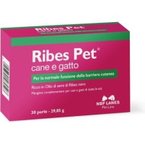 Integratore Ribes Nero Omega 3 e 6 per Pelle e Pelo Cani e Gatti 30 Perle - NBF Lanes