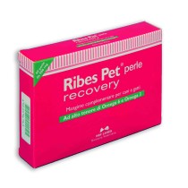 Ribes Recovery Integratore Omega-3 e 6 per Pelle e Pelo Cani e Gatti 60 Perle - NBF Lanes