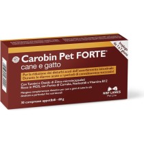 Carobin Pet Forte Integratore Benessere Intestinale Cani e Gatti 30 Compresse - NBF Lanes