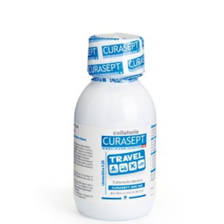 Collutorio Antibatterico 0,20% ADS Travel 100ml Senza Alcol per Igiene Orale - Curasept