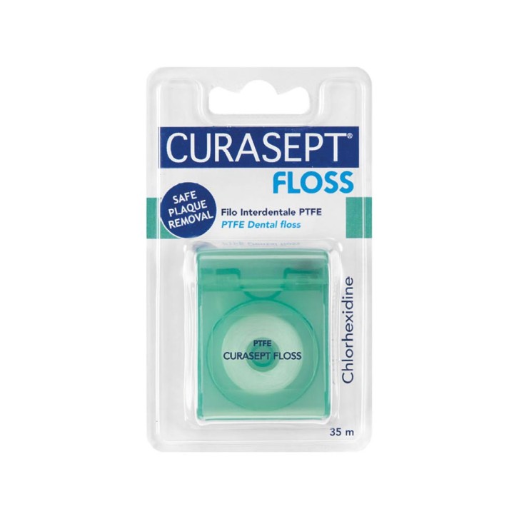 Filo Interdentale Ultra Fine Non Cerato con Clorexidina 50m - Curasept