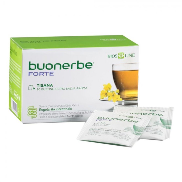 Buonerbe Regola Forte Tisana Integratore Transito Intestinale 20 Bustine - Bios Line