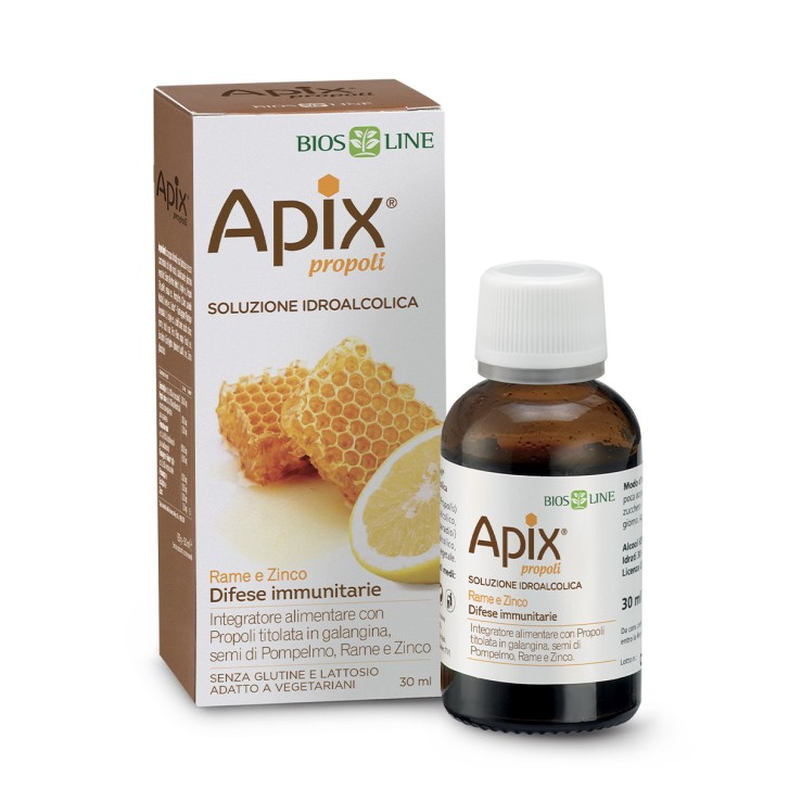 Propoli Soluzione Idroalcolica Integratore Immunitario Antiossidante 30ml - Bios Line