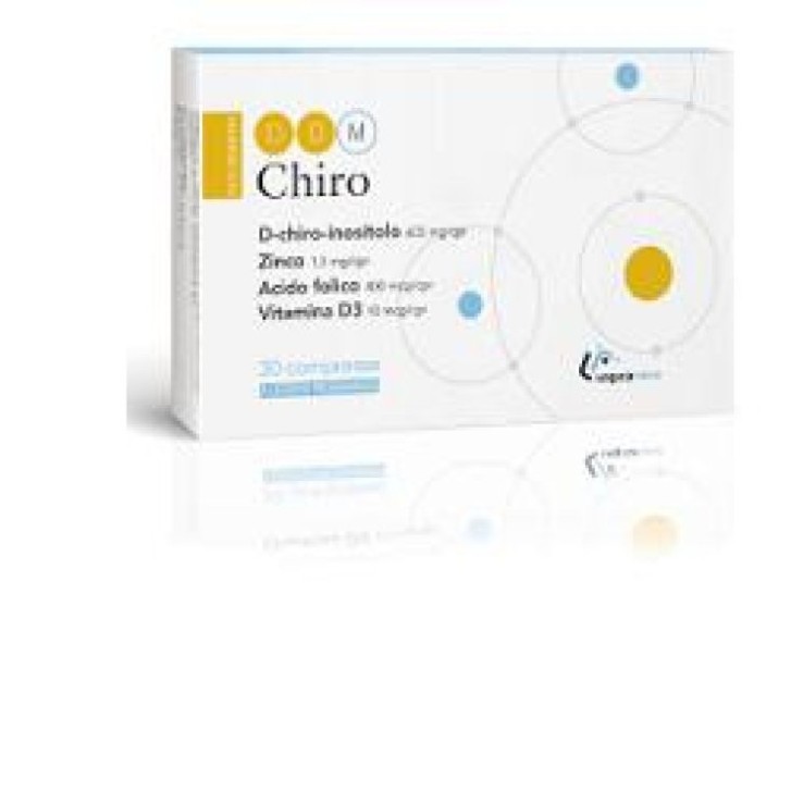 DDM Chiro Integratore per PCOS con D-Chiro-Inositolo e Zinco 30 Compresse - Pharmextracta