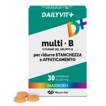 Dailyvit+ Multi B Integratore Vitamine Gruppo B Senza Glutine e Lattosio - Massigen
