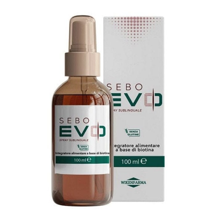 Sebo Evo Integratore Spray Biotina per Pelle Capelli e Unghie 100ml - Wikenfarma