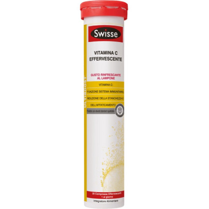 Vitamina C Effervescente 1000mg Integratore Supporto Immunitario 20 Compresse - Swisse